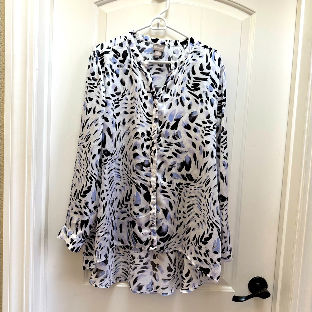 3 Blouse bundle. Jones New York, Chicos, green Envelope. gently used great cond
